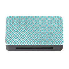 Diagonal Turquoise Plaids Memory Card Reader With Cf by ConteMonfrey