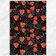 Seamless-vector-pattern-with-watermelons-hearts-mint Canvas 24  X 36  by Wegoenart