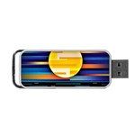 Background Abstract Horizon Portable USB Flash (One Side) Front