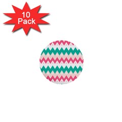 Zigzag Pattern 1  Mini Buttons (10 Pack)  by Jancukart