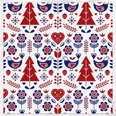Scandinavian Folk Seamless Pattern Canvas 20  X 20  by Jancukart