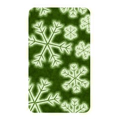 Snowflakes And Star Patterns Green Frost Memory Card Reader (rectangular) by artworkshop