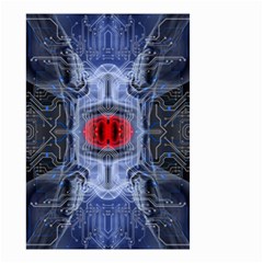 Art Robot Artificial Intelligence Technology Small Garden Flag (two Sides) by Ravend