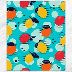 Pop Art Style Citrus Seamless Pattern Canvas 8  X 10 