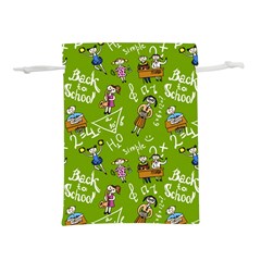 Seamless Pattern With Kids Lightweight Drawstring Pouch (l) by Pakemis