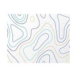 Abstract Colorful Topographic Map Design Vector Deluxe Canvas 14  x 11  (Stretched) 14  x 11  x 1.5  Stretched Canvas