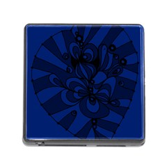 Blue 3 Zendoodle Memory Card Reader (square 5 Slot) by Mazipoodles