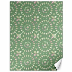 Kaleidoscope Peaceful Green Canvas 36  X 48  by Mazipoodles