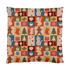 Cute Christmas Seamless Pattern Vector  - Standard Cushion Case (two Sides) by Uceng
