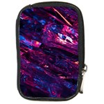 Space Futuristic Shiny Abstraction Compact Camera Leather Case Front