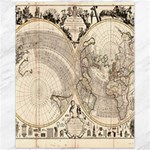 Mapa Mundi - 1774 Canvas 11  x 14  10.95 x13.48  Canvas - 1