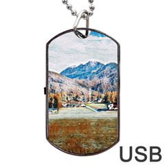 Trentino Alto Adige, Italy  Dog Tag Usb Flash (two Sides) by ConteMonfrey