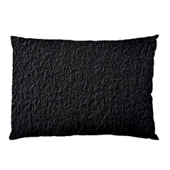 Black Wall Texture Pillow Case (two Sides) by artworkshop