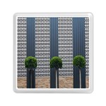 Exterior-building-pattern Memory Card Reader (Square) Front
