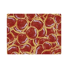 Cookies With Strawberry Jam Motif Pattern One Side Premium Plush Fleece Blanket (mini) by dflcprintsclothing
