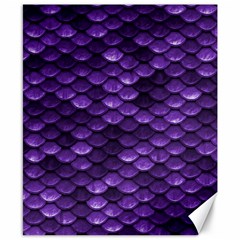 Purple Scales! Canvas 8  X 10  by fructosebat