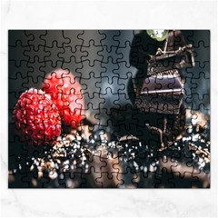 Chocolate Dark Rectangular Jigsaw Puzzl by artworkshop