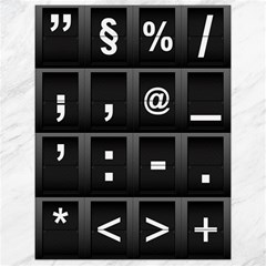 Timeline Character Symbols Alphabet Literacy Read Canvas 18  X 24  by Jancukart