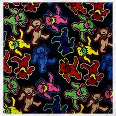 Bears Colors Dead Head Deadhead Grateful Dead Canvas 20  X 20  by Sapixe