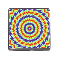 Mandala Kaleidoscope Background Memory Card Reader (square 5 Slot) by Ravend