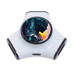 Who Sample Robot Prettyblood 3-port Usb Hub by Ravend