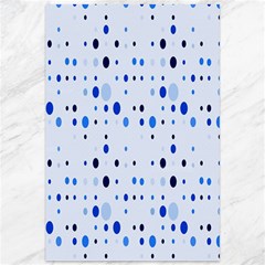 Blue Circle Pattern Canvas 12  X 18  by artworkshop