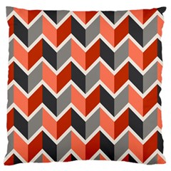 Colorful Zigzag Pattern Wallpaper Free Vector Large Cushion Case (two Sides) by artworkshop