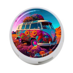 Ai Generated Beetle Volkswagen Bug Car Bus 4-port Usb Hub (two Sides) by danenraven
