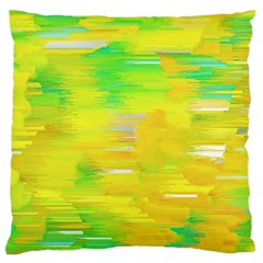 Colorful Multicolored Maximalist Abstract Design Large Premium Plush Fleece Cushion Case (two Sides) by dflcprintsclothing