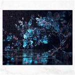 Ai Generated Cherry Blossom Rectangular Jigsaw Puzzl Front