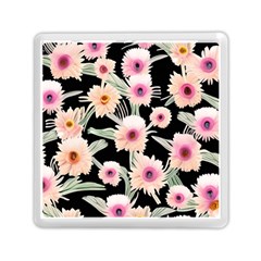 Watercolor Vintage Retro Floral Memory Card Reader (square) by GardenOfOphir