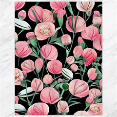 Boho Watercolor Botanical Flowers Canvas 12  X 16  by GardenOfOphir
