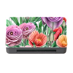 Captivating Watercolor Flowers Memory Card Reader With Cf by GardenOfOphir