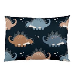 Dino Art Pattern Design Wallpaper Background Pillow Case (two Sides) by Ravend