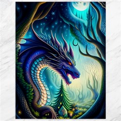 Ai Generated Dragon Fractal Art Texture Canvas 12  X 16  by Ravend