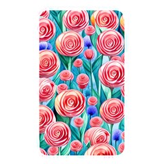 Brilliantly Hued Watercolor Flowers In A Botanical Memory Card Reader (rectangular) by GardenOfOphir