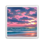 Sunset Over The Beach Memory Card Reader (Square) Front