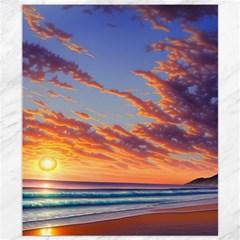 Summer Sunset Over Beach Canvas 8  X 10  by GardenOfOphir
