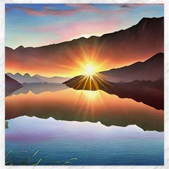 Majestic Lake Canvas 20  X 20  by GardenOfOphir