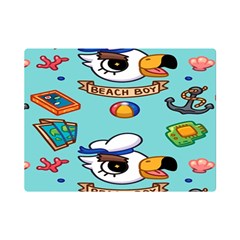 Guillever Wp One Side Premium Plush Fleece Blanket (mini) by artworkshop