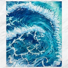 Abstract Blue Ocean Waves Iii Canvas 8  X 10  by GardenOfOphir