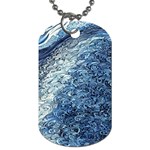 Waves Of The Ocean Dog Tag (Two Sides) Front