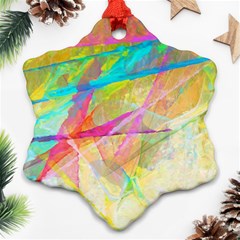 Abstract-14 Snowflake Ornament (two Sides)