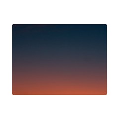 Sky Gradient One Side Premium Plush Fleece Blanket (mini) by artworkshop