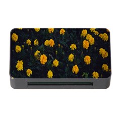 Bloomed Yellow Petaled Flower Plants Memory Card Reader With Cf by artworkshop