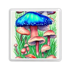 Light And Airy Mushroom Witch Artwork Memory Card Reader (square) by GardenOfOphir