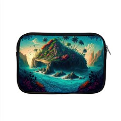 Tropical Island Paradise Ocean Sea Palm Trees Apple Macbook Pro 15  Zipper Case by Pakemis