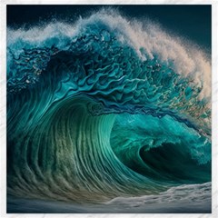 Tsunami Waves Ocean Sea Water Rough Seas Canvas 20  X 20 