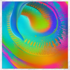 Contemporary Fluid Art Pattern In Bright Colors Canvas 16  X 16  by GardenOfOphir