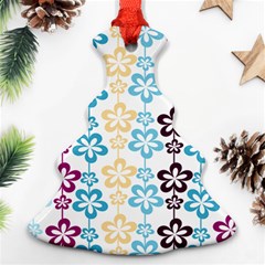 Pattern 104 Christmas Tree Ornament (two Sides) by GardenOfOphir